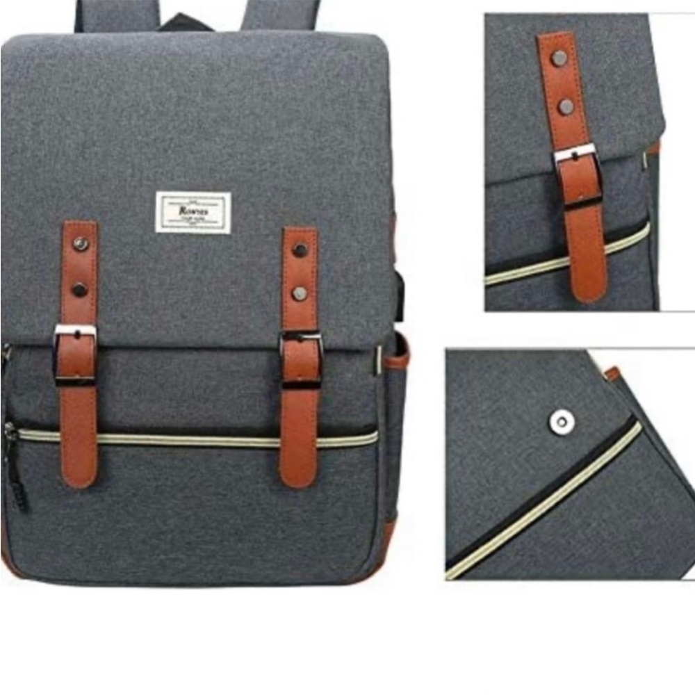 RONYES Trademark Laptop Travel Backpack Grey‎